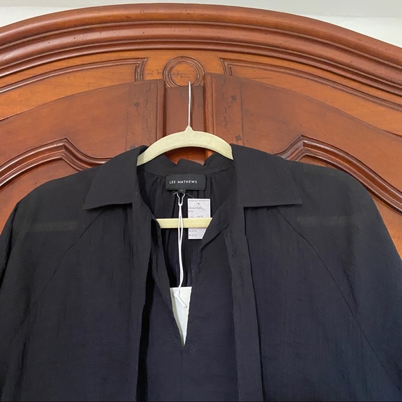 NWT Lee Mathew’s Joni Top in Black | Size 1 / US4 - Picture 6 of 16